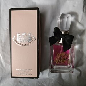 Juicy Couture Perfume Box And Juicy Couture Noir Empty Perfume Bottle